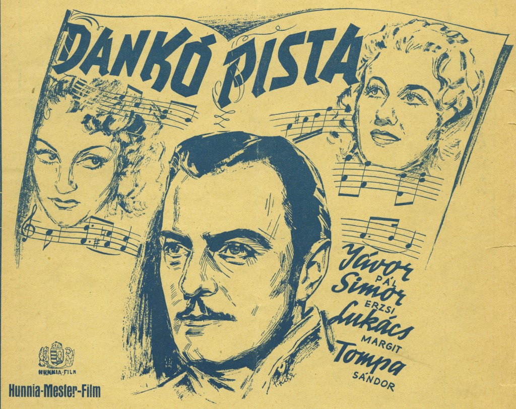 Dankó Pista, filmplakát.  Hunnia-Mester-Film